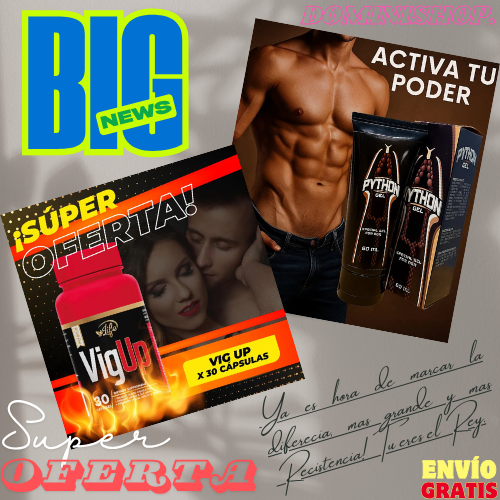 💥 COMBO POTENCIA TOTAL – PYTHON GEL + VIG UP 💥