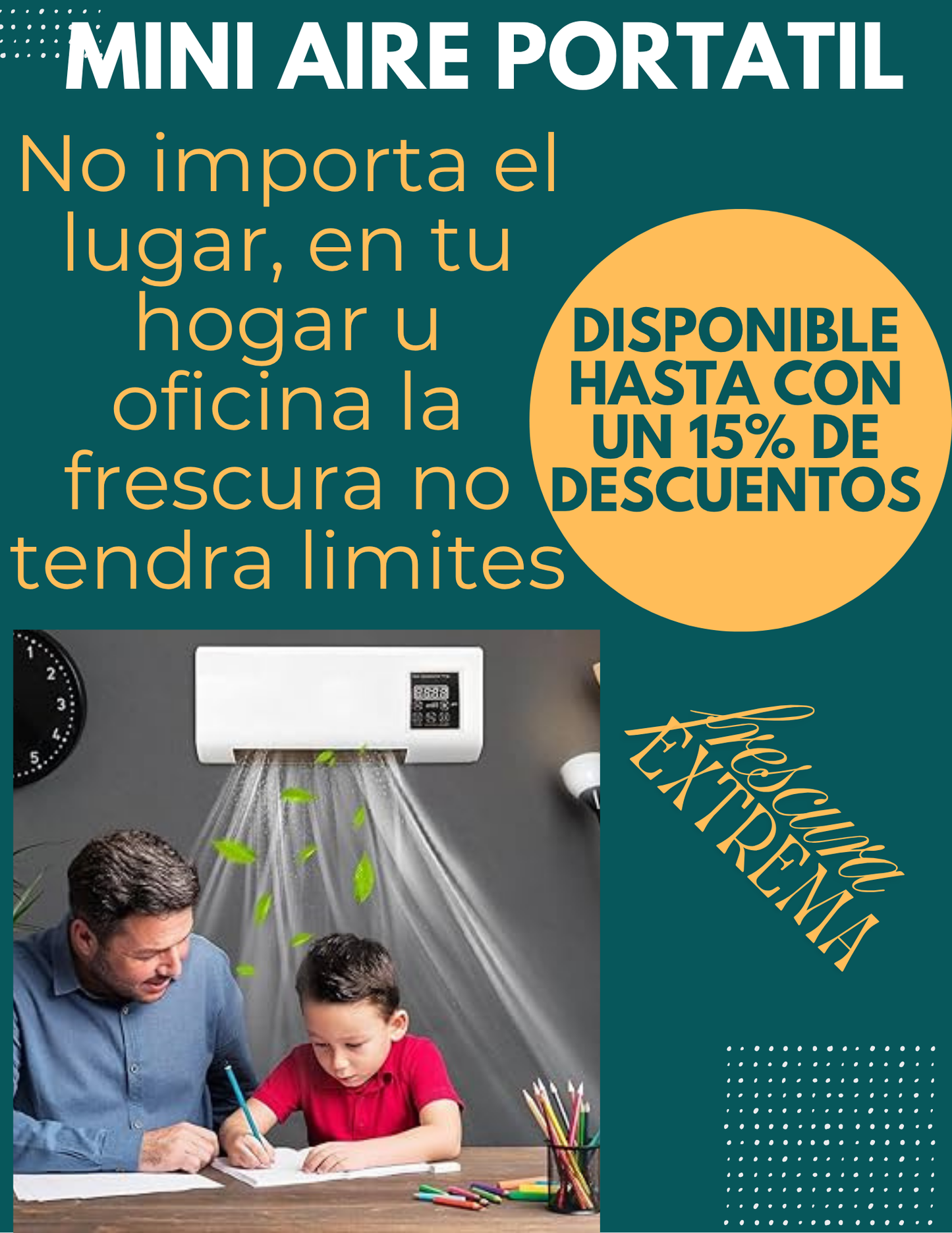 Mini Aire acondicionado Portátil